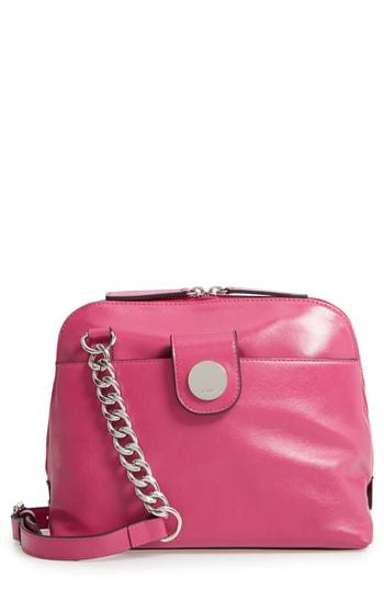Lodis Los Angeles Izabella Under Lock & Key Rfid Leather Crossbody Bag - Pink