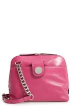 Lodis Los Angeles Izabella Under Lock & Key Rfid Leather Crossbody Bag - Pink