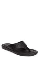 Men's Tommy Bahama Anchors Ashore Flip Flop M - Black