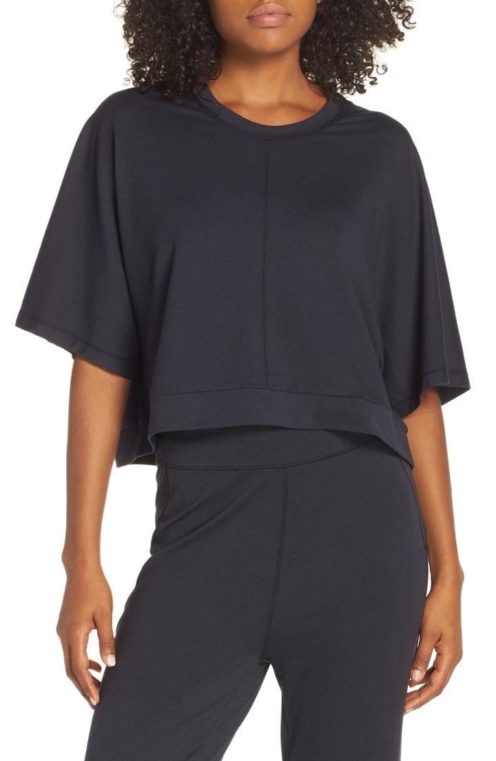 Women's Varley Boxy Crop Tee - Blue