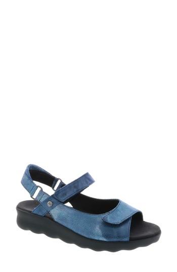 Women's Wolky Pichu Quarter Strap Sandal -11.5us / 43eu - Blue