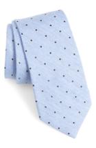 Men's Bonobos Horizon Dot Wool Blend Tie, Size - Blue