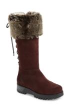 Women's Bos. & Co. Graham Waterproof Winter Boot With Faux Fur Cuff .5-8us / 38eu - Red