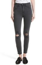 Women's L'agence Margot Ripped High Waist Skinny Jeans