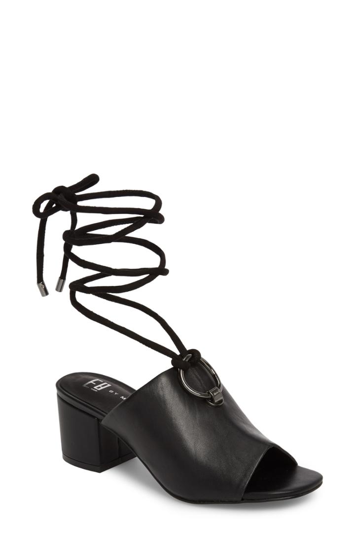Women's E8 By Miista Mason Ankle Tie Sandal .5us / 39eu - Black
