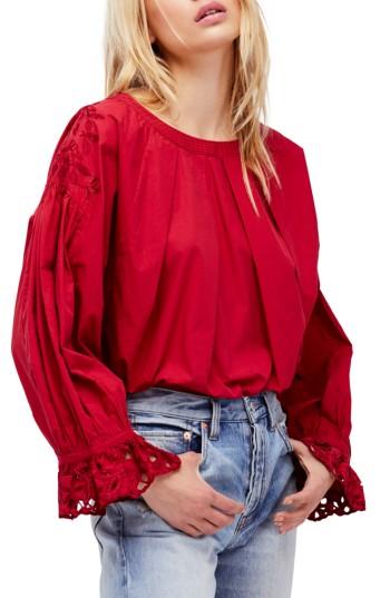 Women's Free People Wishing Well Blouse - White