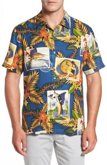 Men's Tommy Bahama Tommy Holidays Silk Woven Shirt