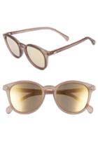 Women's Le Specs X Lumira Bandwagon 51mm Sunglasses & Candle Gift Set - Matte Coal
