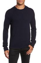 Men's Rag & Bone Gregory Wool Blend Crewneck Sweater, Size - Blue