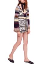 Women's Free People Patchwork Sweater Dress - Black