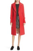 Women's Joie Hersilia Wool Blend Coat - Red