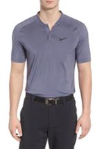 Men's Nike Dry Dynamic Slim Fit Henley - Grey