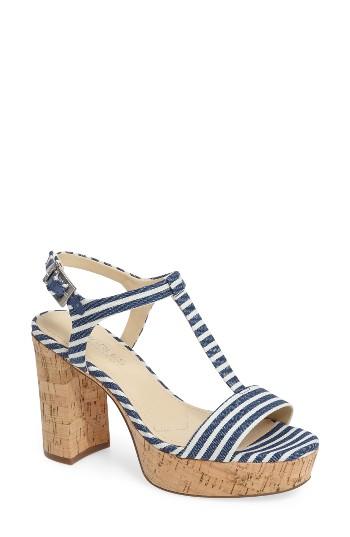 Women's Charles By Charles David Miller Platform Sandal M - Blue