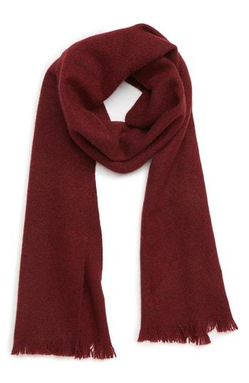 Men's Nordstrom Men's Shop Solid Cashmere Scarf, Size - Red