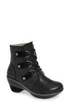 Women's Jambu Emma Lace-up Bootie .5 M - Black