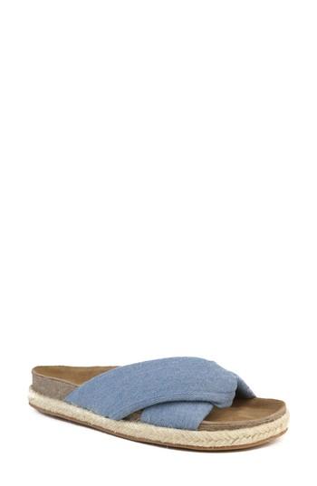 Women's Band Of Gypsies Move Over Slide Sandal M - Blue