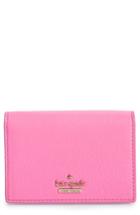 Women's Kate Spade New York Blake Street - Dot Gabe Leather Wallet - Pink