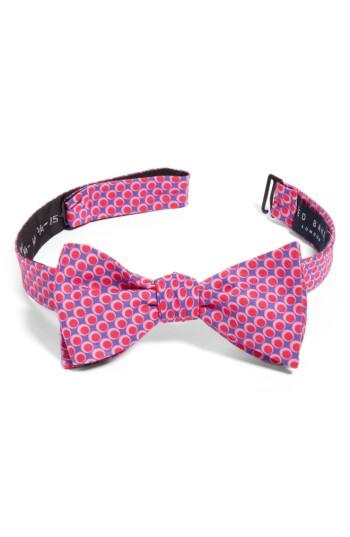 Men's Ted Baker London Dot Cotton & Silk Bow Tie