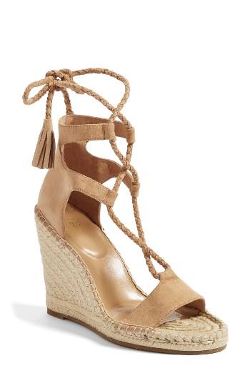 Women's Joie Delilah Espadrille Wedge Sandal .5us / 39.5eu - Beige