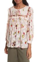 Women's Kate Spade New York In Bloom Chiffon Top