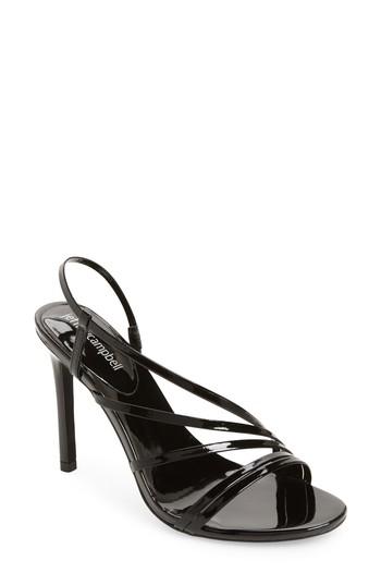 Women's Jeffrey Campbell Lilian Asymmetrical Strappy Sandal M - Black