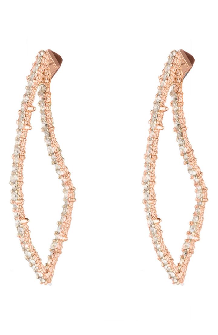Women's Alexis Bittar Essentials Crystal Encrusted Abstract Thorn Drop Earrings