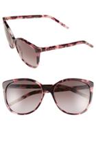 Women's Marc Jacobs 56mm Butterfly Sunglasses - Pink Havana