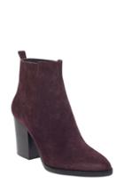 Women's Marc Fisher D Alva Bootie, Size 5.5 M - Burgundy