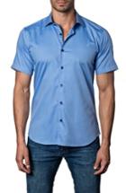 Men's Jared Lang Print Sport Shirt, Size - Blue