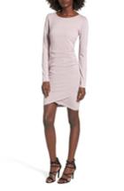 Women's Leith Ruched Long Sleeve Dress, Size - Purple
