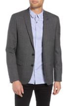 Men's The Kooples Slim Fit Wool Blazer Us / 46 Eu - Grey