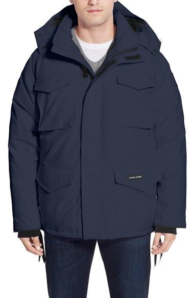 Men's Canada Goose 'constable' Regular Fit Water Resistant Down Parka - Blue