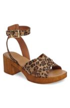 Women's Topshop Dolly Block Heel Sandal .5us / 35eu - Brown