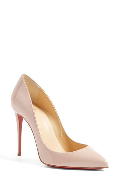 Women's Christian Louboutin 'pigalle Follies' Pointy Toe Pump Us / 34eu - Pink