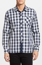 Men's 7 Diamonds 'rip Tide' Trim Fit Check Woven Shirt