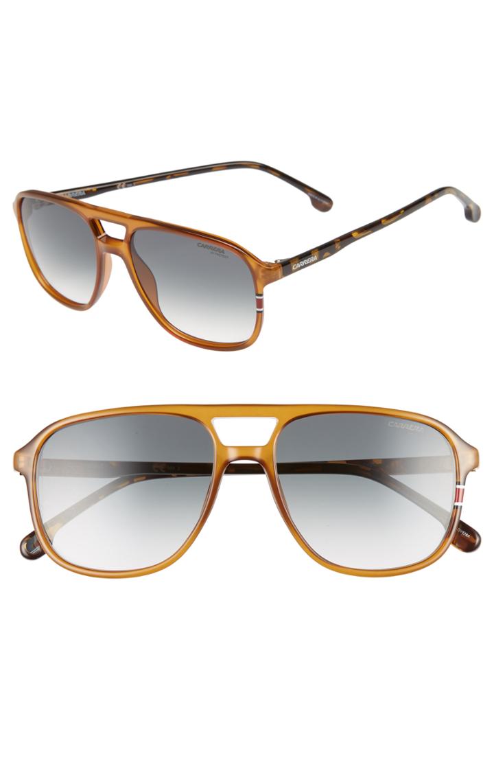 Men's Carrera Eyewear 56mm Aviator Sunglasses - Yellow