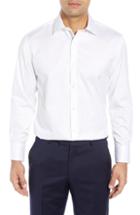 Men's English Laundry Regular Fit Herringbone Dress Shirt .5 - 32/33 - White