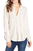 Women's Frank & Eileen Tee Lab Eileen Jersey Button Front Shirt - Pink