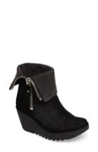 Women's Fly London 'yex' Platform Wedge Bootie .5-6us / 36eu - Black