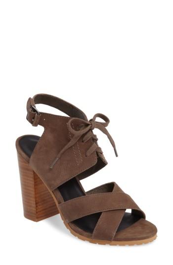 Women's M4d3 Madi Block Heel Sandal .5 M - Grey