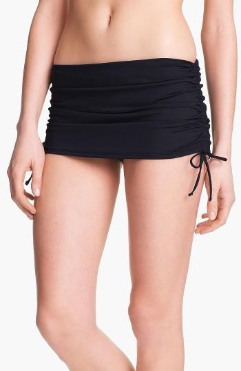 Women's La Blanca Skirted Hipster Bikini Bottoms - Black