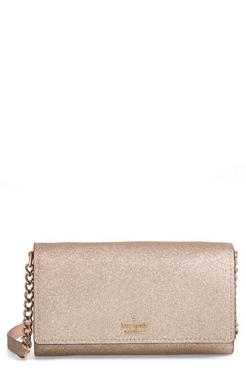 Kate Spade New York Burgess Court - Glitter Corin Crossbody Bag - Metallic