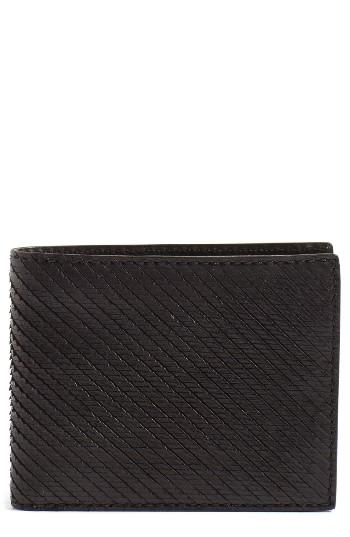Men's John Varvatos Star Usa Leather Bifold Wallet - Black