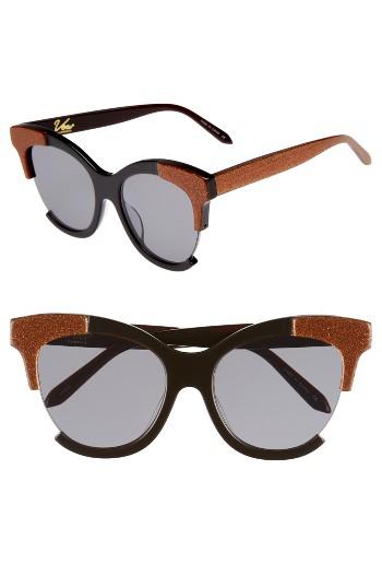 Women's Vow London Blaize 51mm Sunglasses - Bronze Glitter