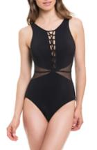 Women's Profile By Gottex Casablanca High Neck One-piece Swimsuit - Black