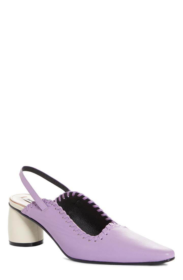Women's Reike Nen Curved Middle Slingback Pump Us / 37eu - Purple