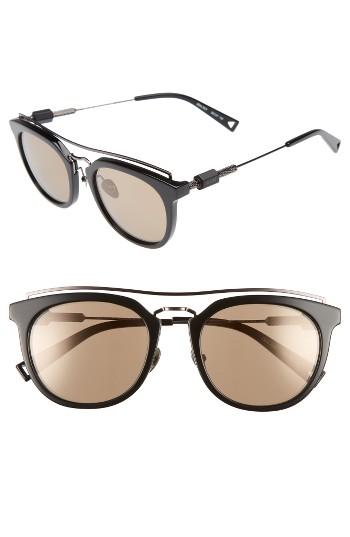 Women's Haze Zeal 52mm Aviator Sunglasses - Solid Ink