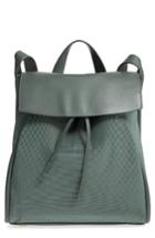 Skagen Ebba Leather Backpack - Green