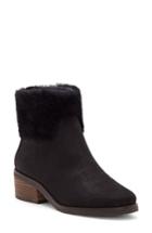 Women's Lucky Brand Tarina Faux Fur Cuff Bootie M - Black