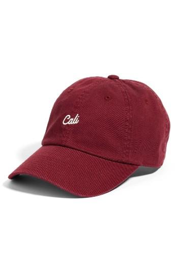 Women's American Needle Boardshort - Cali Baseball Cap - Burgundy